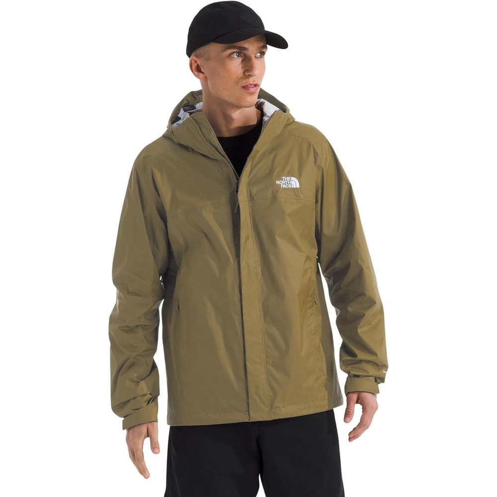 image:imageThe North Face mens Venture 2 Jacket Waterproof amp Windproof Hooded Raincoat Adjustable Hood Breathable PitzipsCedar