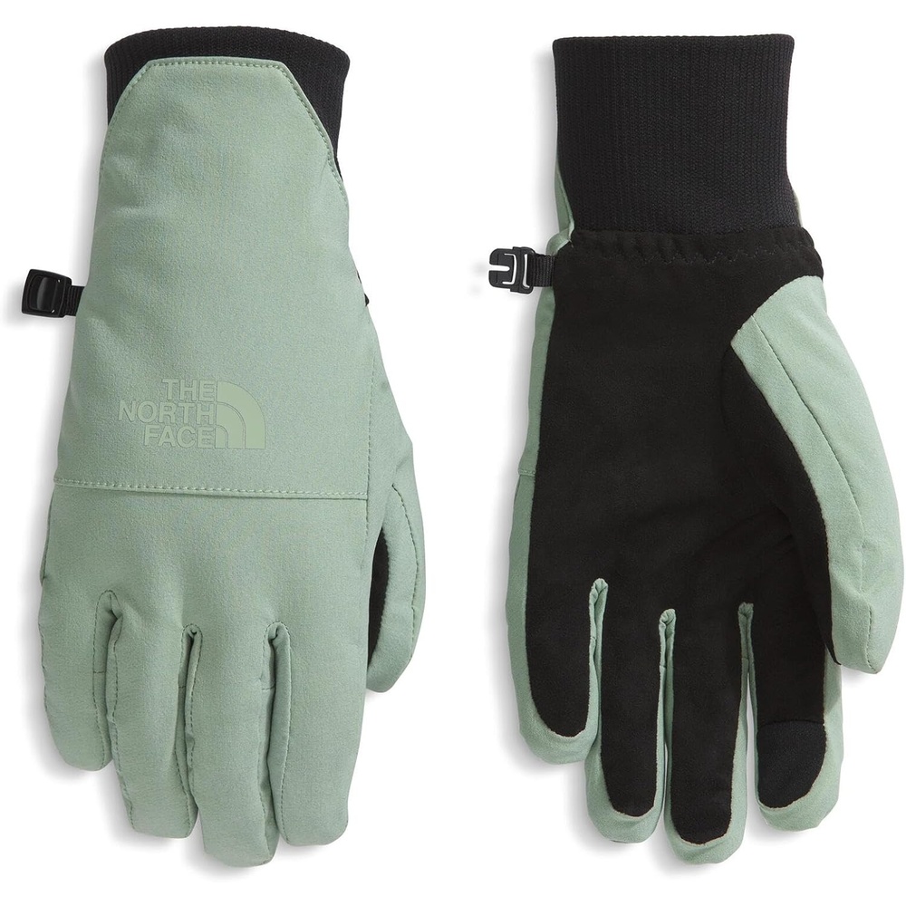 image:imageThe North Face womens Shelbe Raschel Etip Glove Insulated amp Water Repellent Touchscreen Compatible Soft Fleece LiningSlate Moss