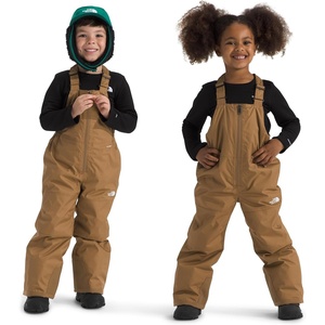 THE NORTH FACE Baby Freedom Insulated Bib | Waterproof Overalls for Boys & Girls, Suspenders, Reinforced Kick Patches(Utility Brown)