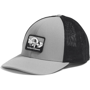 THE NORTH FACE Fitted Truckee Trucker | Baseball Style Cap for Men & Women, Casual Hat for Golf, Cycling & Everyday Wear(Tnf Medium Grey Heather/Mountainscape Patch)