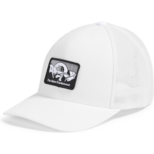 THE NORTH FACE Fitted Truckee Trucker | Baseball Style Cap for Men & Women, Casual Hat for Golf, Cycling & Everyday Wear(Tnf White/Mountainscape Patch)