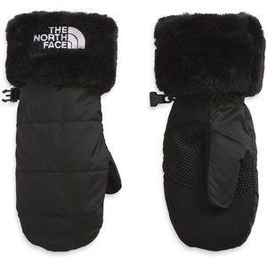 THE NORTH FACE Girls Shasta Mitt | Touchscreen Compatible, Water Repellent, Moisture Wicking, Wind Resistant, Fleece Lining(Tnf Black)