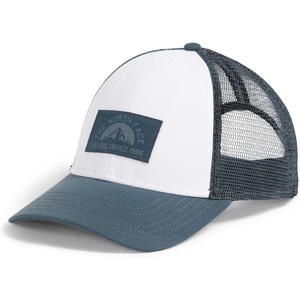 THE NORTH FACE Graphic Mudder Trucker | Snapback Baseball Cap for Men & Women, Casual Everyday Summer Hat(Granite Grey/Tnf White/Est 1966 Patch)