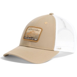 THE NORTH FACE Graphic Mudder Trucker | Snapback Baseball Cap for Men & Women, Casual Everyday Summer Hat(Khaki Stone/Brew Patch)