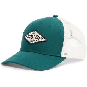 THE NORTH FACE Graphic Mudder Trucker | Snapback Baseball Cap for Men & Women, Casual Everyday Summer Hat(Pacific Teal/Tnf 66 Patch)