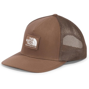 THE NORTH FACE Keep It Patched Trucker | Deep Fit Snapback Hat for Men & Women With Breathable Mesh Panels(Latte/Smokey Brown)