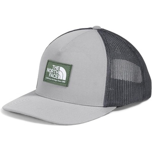 THE NORTH FACE Keep It Patched Trucker | Deep Fit Snapback Hat for Men & Women With Breathable Mesh Panels(Tnf Medium Grey Heather/Duck Green)