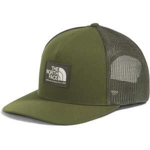THE NORTH FACE Keep It Patched Trucker | Deep Fit Snapback Hat for Men & Women With Breathable Mesh Panels(Woodland Green/New Taupe Green/White Dune)