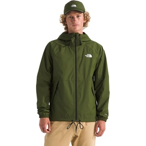 THE NORTH FACE Men’s Antora Rain Hoodie | Windproof & Waterproof With Adjustable Hood, Drawcord Hem(Woodland Green)