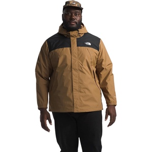 THE NORTH FACE Men’s Antora Waterproof Jacket (Standard and Big Size)(Utility Brown/Tnf Black-npf)