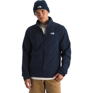 THE NORTH FACE Men’s Glacier Fleece Jacket | Zippered Hand Pockets & Stretch Binding on the Collar, Cuffs & Hem(Summit Navy)