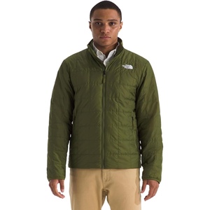 THE NORTH FACE Men’s Junction Insulated Jacket | Water Repellent Winter Coat With Synthetic Insulation & Zip Hand Pockets(Woodland Green)