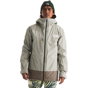 THE NORTH FACE Men’s Thermoball Eco Snow Triclimate Waterproof Insulated Ski Jacket | Helmet Compatible, Powder Skirt(Clay Grey/Tnf Black)
