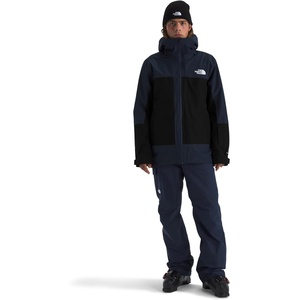 THE NORTH FACE Men’s Thermoball Eco Snow Triclimate Waterproof Insulated Ski Jacket | Helmet Compatible, Powder Skirt(Summit Navy/Tnf Black)