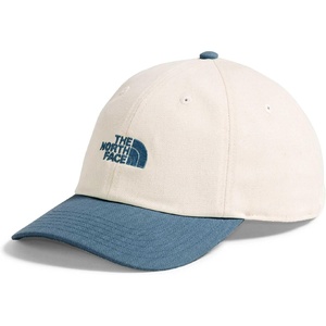 THE NORTH FACE Roomy Norm Hat | Classic Fit Ball Cap for Men & Women, Embroidered Logo, Adjustable Strap & Silver Buckle(Granite Grey/White Dune)
