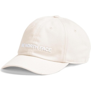 THE NORTH FACE Roomy Norm Hat | Classic Fit Ball Cap for Men & Women, Embroidered Logo, Adjustable Strap & Silver Buckle(White Dune/Raw Undyed/Horizontal Logo)