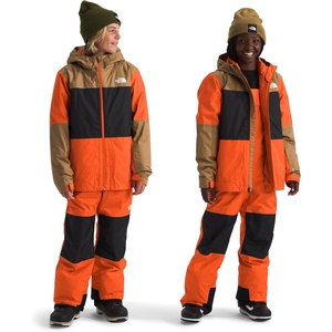 THE NORTH FACE Teen Freedom Triclimate Jacket | Heatseeker Insulation & Water Repellent, Helmet Compatible Hood, Goggle Wipe(Tnf Orange)