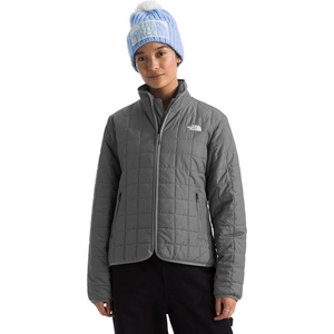 THE NORTH FACE Women’s Junction Insulated Jacket (Standard & Plus Size) | Water Repellent Winter Coat & Zip Hand Pockets(Smoked Pearl)