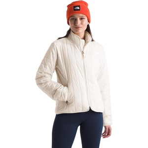 THE NORTH FACE Women’s Junction Insulated Jacket (Standard & Plus Size) | Water Repellent Winter Coat & Zip Hand Pockets(White Dune)