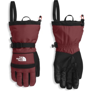 THE NORTH FACE Women’s Montana Ski Glove |Touchscreen Compatible, Water & Wind Resistant, Adjustable Shockcord Hem(Sumac)