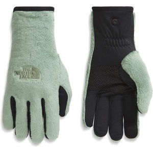 THE NORTH FACE Women’s Osito Etip Glove | Touchscreen Compatible, Hand Warming Soft Fleece, Silicone Grippers(Slate Moss)