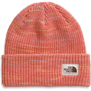 THE NORTH FACE Women’s Salty Bae Lined Beanie | Cuffed Winter Hat, Cozy Knit Lining & Woven Label(Mars Dust)