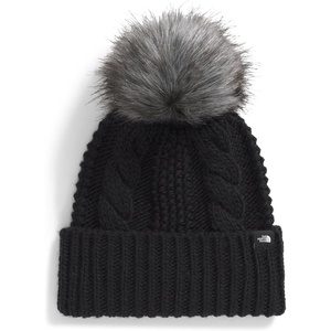The North FACE Unisex-Baby Oh Mega Fur Pom Beanie(Tnf Black)