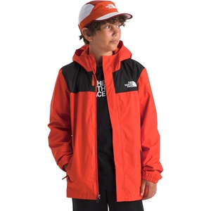 The North Face Boys’ Antora Waterproof Rain Jacket(Lava Red)
