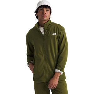 The North Face Cedar Trail Grid Fleece Full Zip Jacket(Forest Olive)