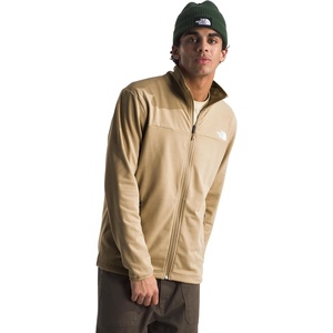 The North Face Cedar Trail Grid Fleece Full Zip Jacket(Khaki Stone)