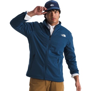The North Face Cedar Trail Grid Fleece Full Zip Jacket(Shady Blue)