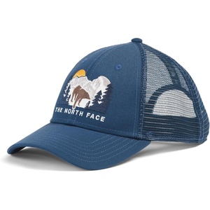 The North Face Embroidered Mudder Trucker(Shady Blue/Bear Graphic)