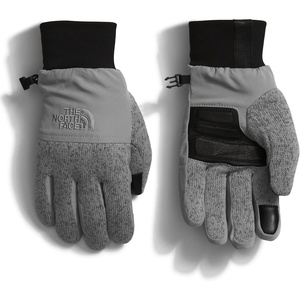 The North Face Front Range Glove | Touchscreen Compatible, Water Repellent, Padded Leather Palms, Fleece Lining(Tnf Medium Grey Heather)