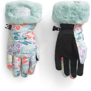 The North Face Girls’ Shasta Gloves (Little Kid/Big Kid)(Muted Pine Folk Floral Tossed Print/Muted Pine)