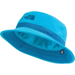 The North Face Kids Class V Reversible Bucket (Big Kid)(Meridian Blue Logo Weather Topo Phantom Print)