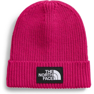 The North Face Kids’ TNF Logo Box Cuffed Beanie – Classic Fit Winter Hat for Boys & Girls, Soft & Stretchy Recycled Yarn(Lali Guran)