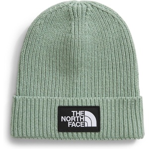 The North Face Kids’ TNF Logo Box Cuffed Beanie – Classic Fit Winter Hat for Boys & Girls, Soft & Stretchy Recycled Yarn(Slate Moss)