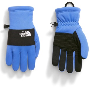 The North Face Little Kids’ Sierra Fleece Etip Glove – Touchscreen Compatible, Silicone Gripper Dots, Pairing Clip(Active Blue)