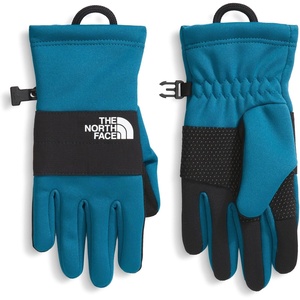 The North Face Little Kids’ Sierra Fleece Etip Glove – Touchscreen Compatible, Silicone Gripper Dots, Pairing Clip(Dusk Blue)