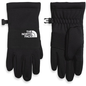The North Face Little Kids’ Sierra Fleece Etip Glove – Touchscreen Compatible, Silicone Gripper Dots, Pairing Clip(Tnf Black)