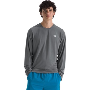 The North Face Men’s Adventure Long-Sleeve Tee | Lightweight & Breathable Shirt, UPF 40+ Sun Protection, Snag-Resistant(Smoked Pearl)