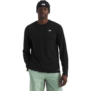 The North Face Men’s Adventure Long-Sleeve Tee | Lightweight & Breathable Shirt, UPF 40+ Sun Protection, Snag-Resistant(Tnf Black)