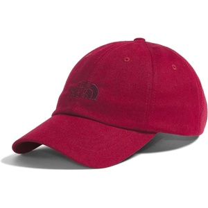 The North Face Norm Baseball Hat | Shallow Fit Ball Cap with Embroidered Logo, Adjustable Strap Closure & Silver Buckle(Beetroot)