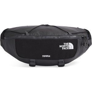 The North Face Terra Lumbar Hiking Hip Pack | 6 Liter Storage Belt Bag, Water Repellent Finish, Adjustable Strap, Secure Zip Pockets, Shady Blue/Duck Green, One Size(Asphalt Grey/TNF Black-NPF)