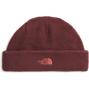 The North Face Unisex Adult Whimzy Powder Beanie | Oversized Winter Hat for Men & Women, Adjustable Double Layer Cuff(Sumac/Mars Dust)