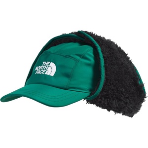 The North Face Unisex Baby Shasta Trapper Hat(Evergreen/Tnf Black)