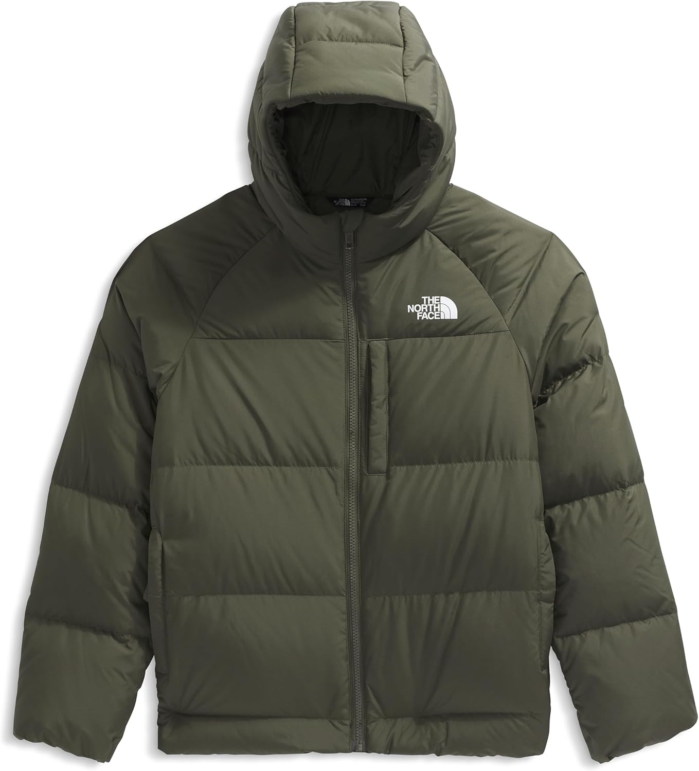 image:imageNorth Down Hooded Jacket BoysNew Taupe Green