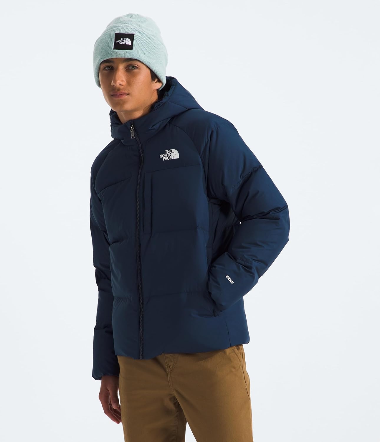 image:imageNorth Down Hooded Jacket BoysSummit Navy
