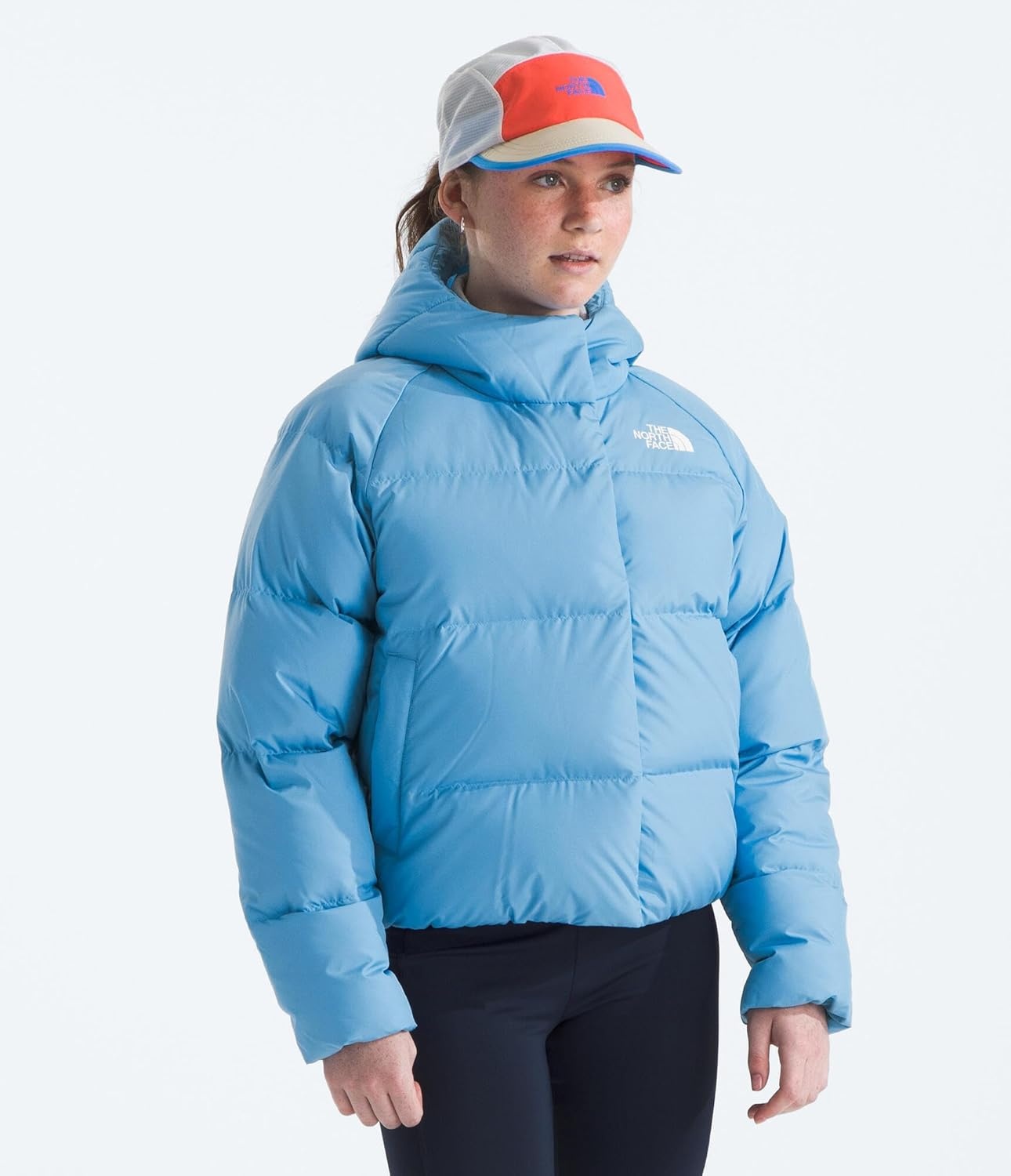 image:imageNorth Down Hooded Jacket GirlsDark Cornflower