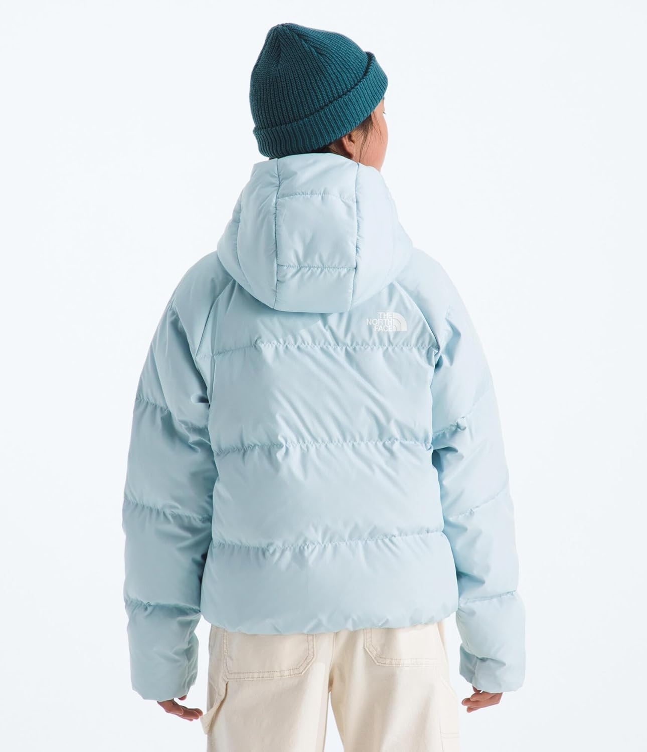 image:imageNorth Down Hooded Jacket GirlsPolar Haze